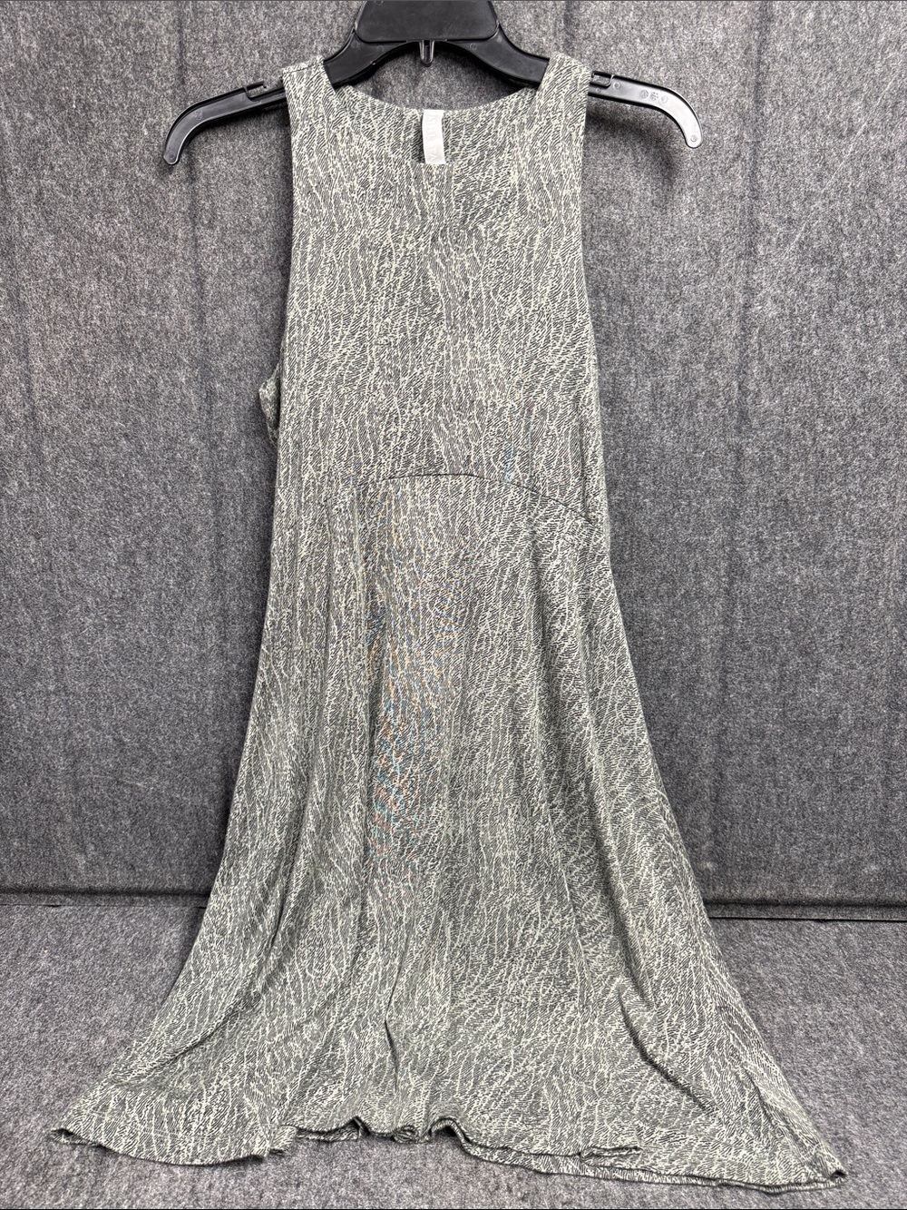 Athleta Heathered Gray Textured Midi Dress